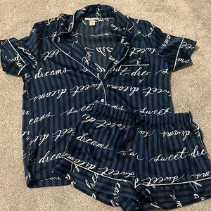 Victoria's Secret Blue Pajama Set